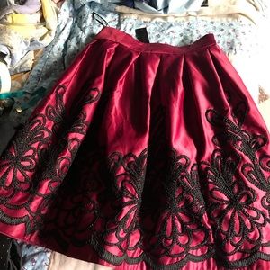 Pinup holiday Christmas skirt